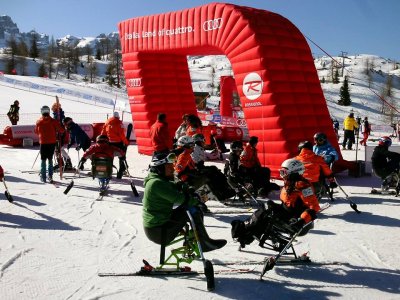 Siediti e scia, doppio record a Madonna di Campiglio