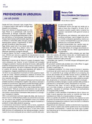 PREVENZIONE IN UROLOGIA