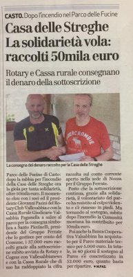 Casa delle Streghe: la solidarietà vola
