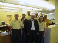 Dalla Louisiana in visita al Giornale di Brescia