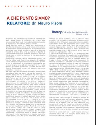 A che punto siamo?
