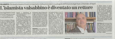 L'islamista valsabbino è diventato Rettore