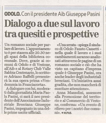 Dialogo a due sul lavoro