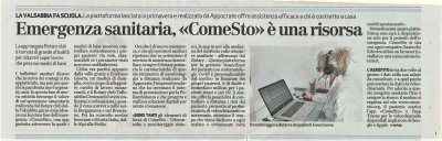 Emergenza sanitaria, "ComeSto" è una risorsa