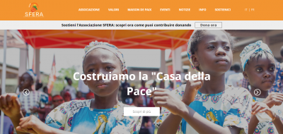 Nuovo portale per l'associazione Sfera