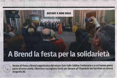 A Brend la festa per la solidarietà