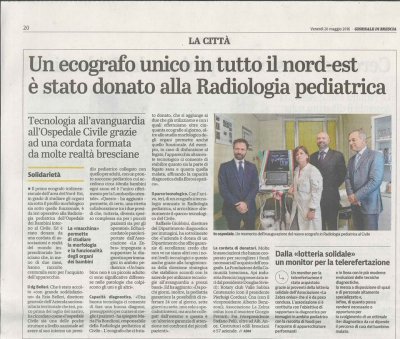 Un ecografo unico in tutto il Nord Est