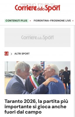 Taranto 2026, la partita più importante si gioca anche fuori dal campo