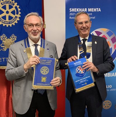 Il Governatore del Rotary a Bagolino
