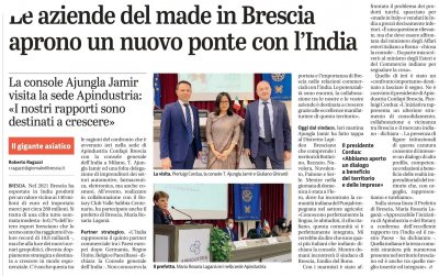 Le aziende del made in Brescia aprono un nuovo ponte con l'India