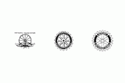 Nel 1923, la ruota originale venne cambiata
